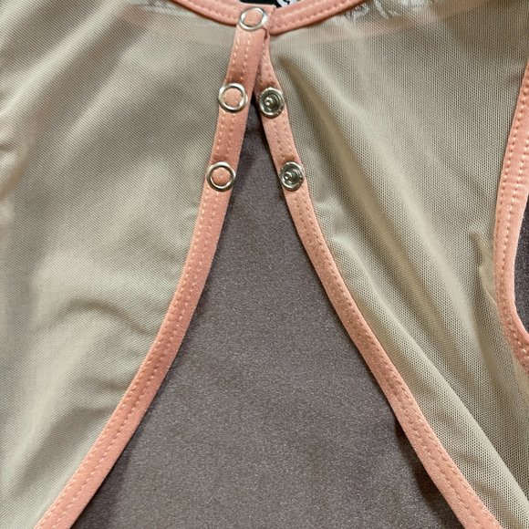 Maria Crown Brown Leotard with mesh back Child size MC - Picture 3 of 4